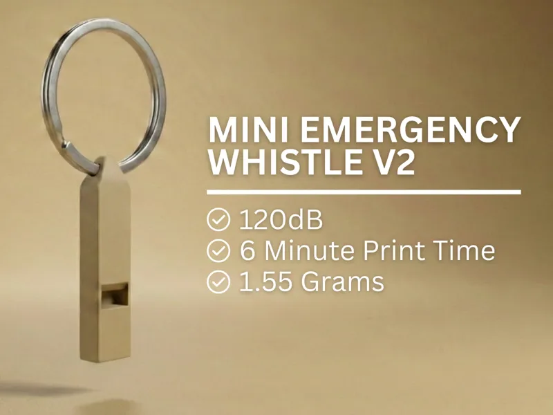 MINI EMERGENCY WHISTLE V2