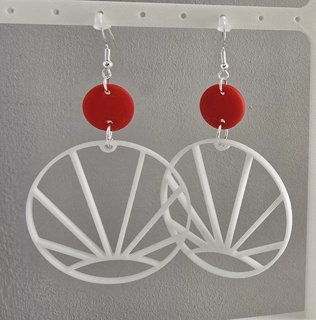 Boucles d'oreilles soleil levant view 3