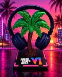 GTA VI Vice City Headset Stand