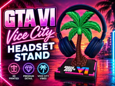 GTA VI Vice City Headset Stand