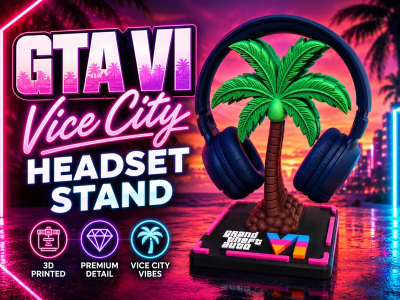 GTA VI Vice City Headset Stand