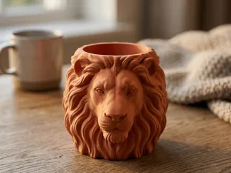 Lion Head Planter