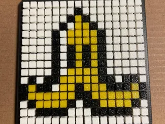 Pixel Puzzle Mario Banana
