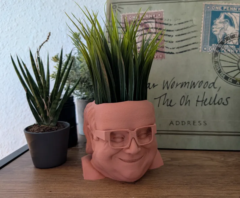 Danny DeVito Plant Pot (With drainage hole)