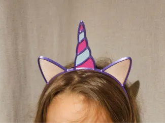 Diadema unicornio multicolor