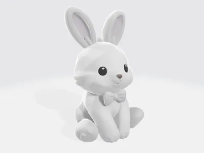 Paintable Easter Bunny Decoration