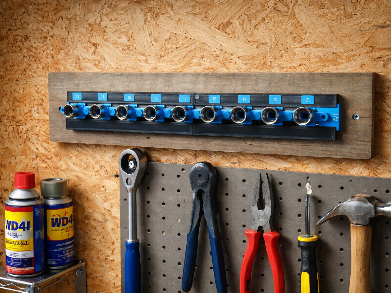 Modular 3/8” Drive SAE Socket Storage