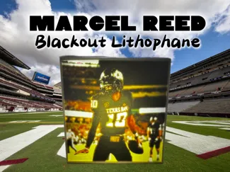 Texas A&M Aggie - Marcel Reed Blackout Lithophane