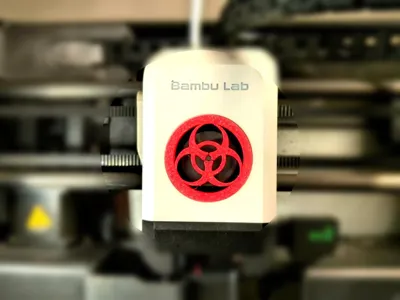 X1C/P1S/P1P Fan Cover - biohazard