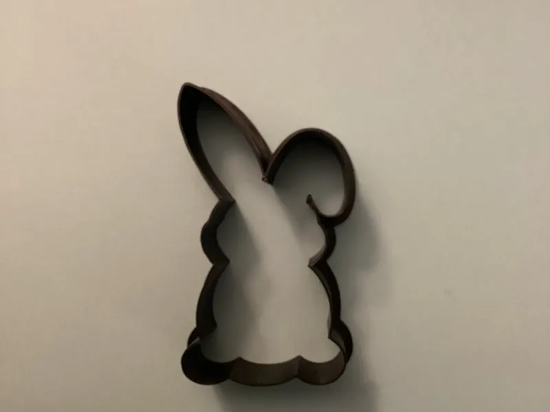 Bunny cookie cutter