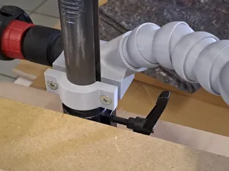 Klemme für Flexibler Schauch für Staubabsaugung