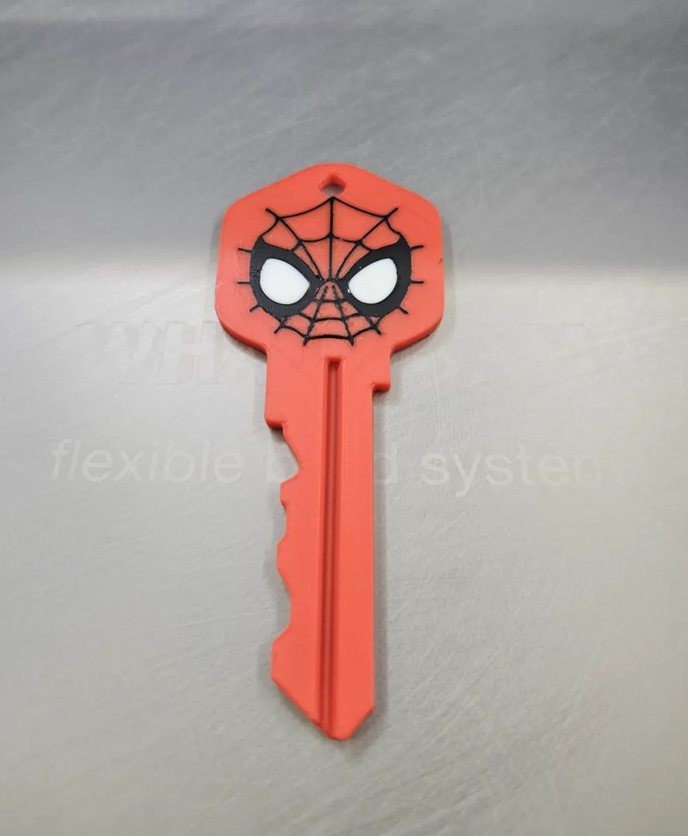 Spider Machine Key Spider-Man NFC Key - Free 3D Print Model - MakerWorld