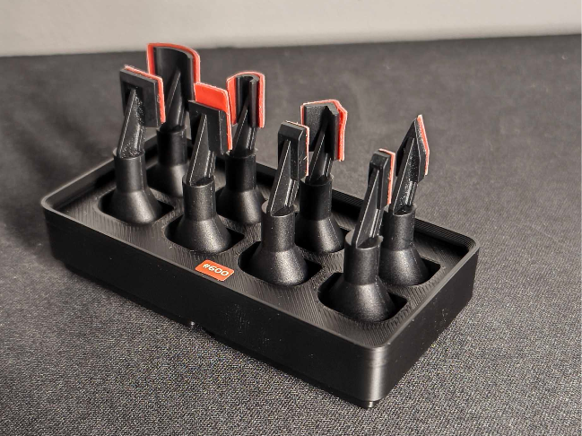 Gridfinity DSPIAE Sander Head Holder Recessed
