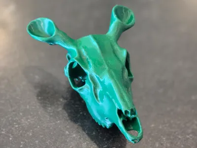 Shrek Cow Skull