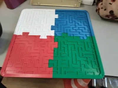 marble game (manhole cover)