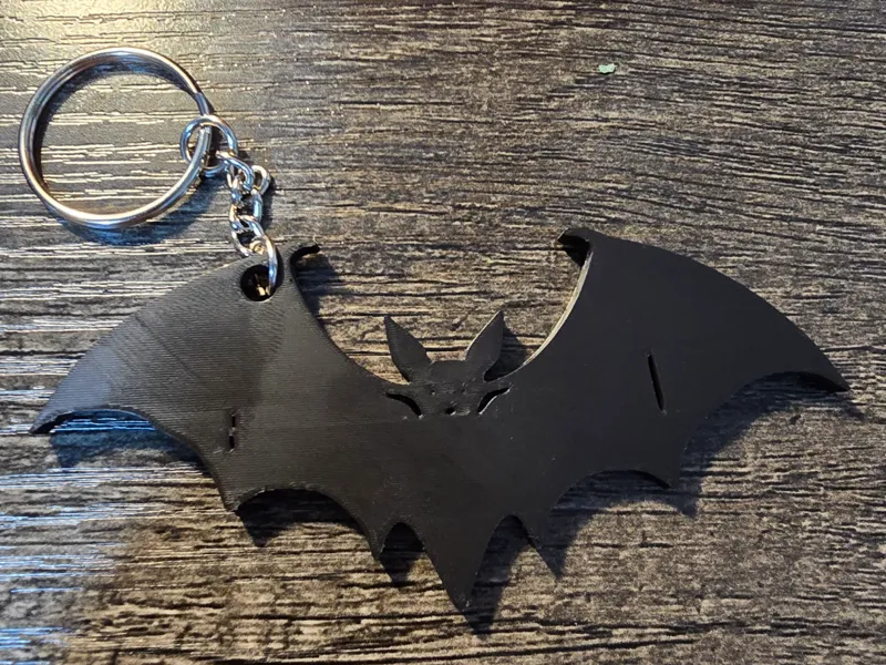 Halloween Bat Keychain