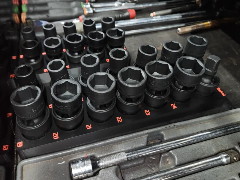 1/2 Impact Swivel Socket Organizer