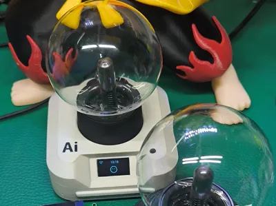 Ash's AI Pokeball Ornament