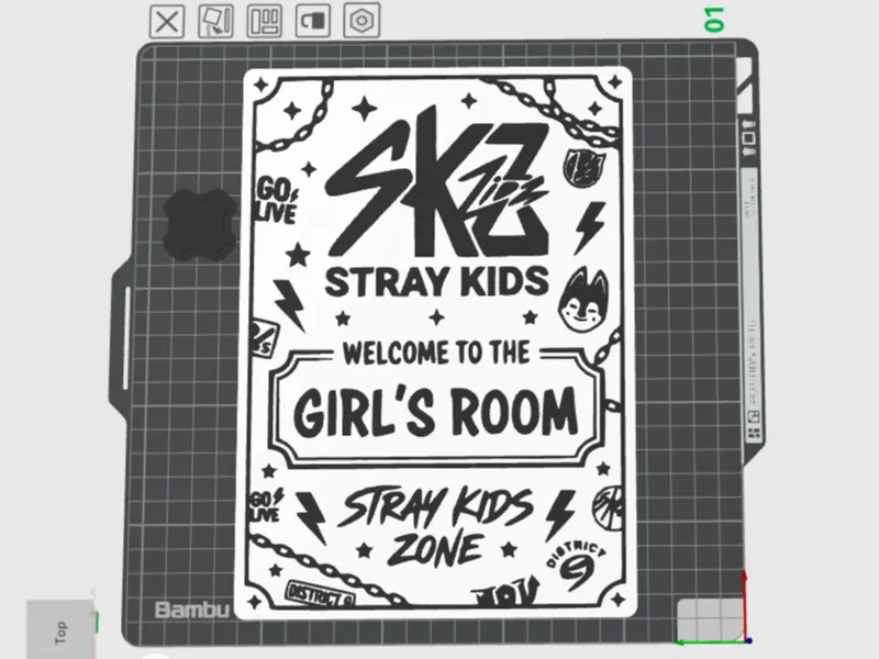 Home Decor room door sign for stray kids fans