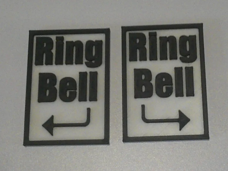 ring bell sign