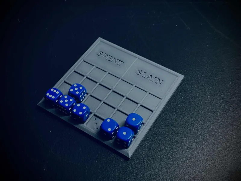 12mm Dice Greathelm Initiative Tracker