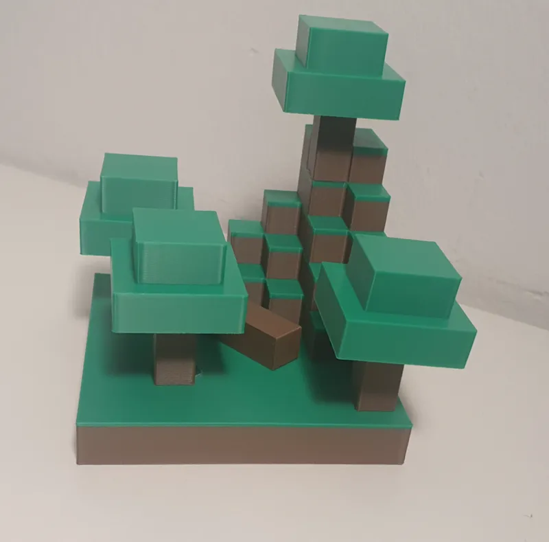 Kleine Minecraft Landschaft
