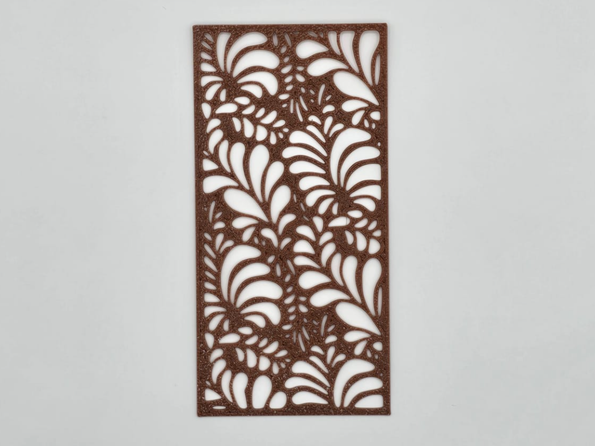 Tropical Leaf Lace Stencil Template