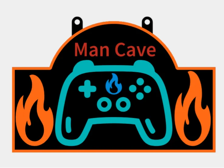 MAN CAVE SIGN