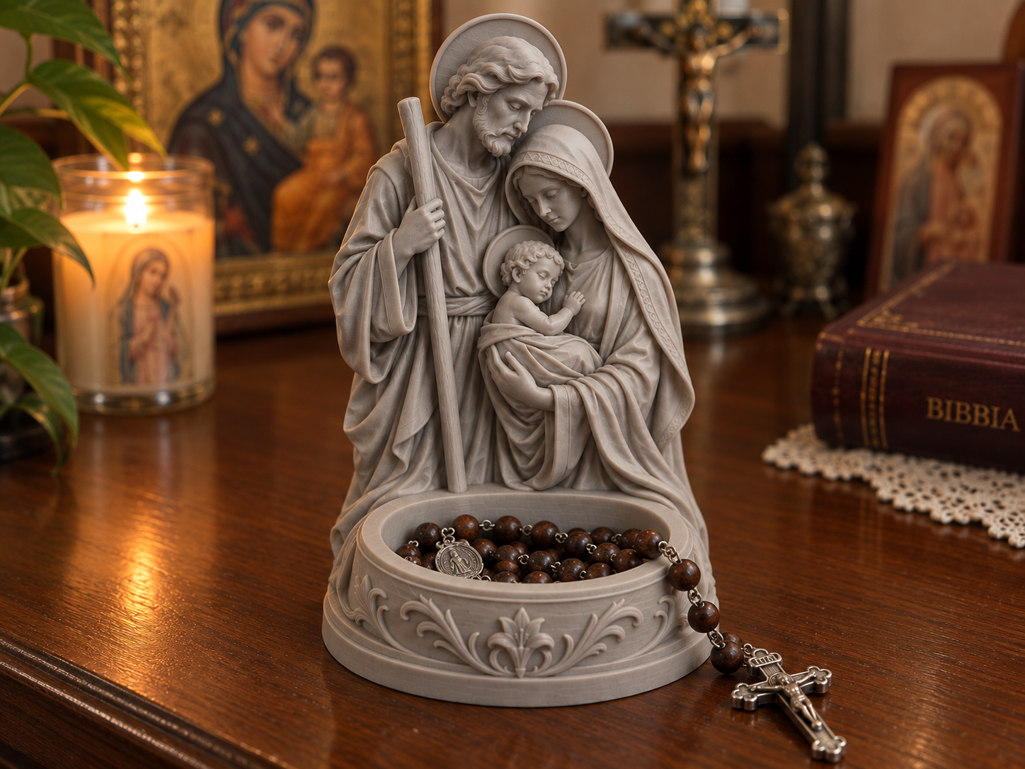 Sacra Famiglia Porta Rosario – Modello 3D Stampa - 1