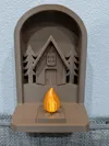 Unpainted Single Color + Flame Translucent Filament