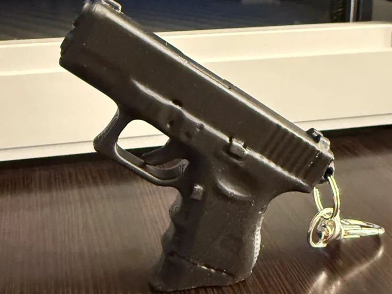 GLOCK 27 3D SCANNED KEYCHAIN
