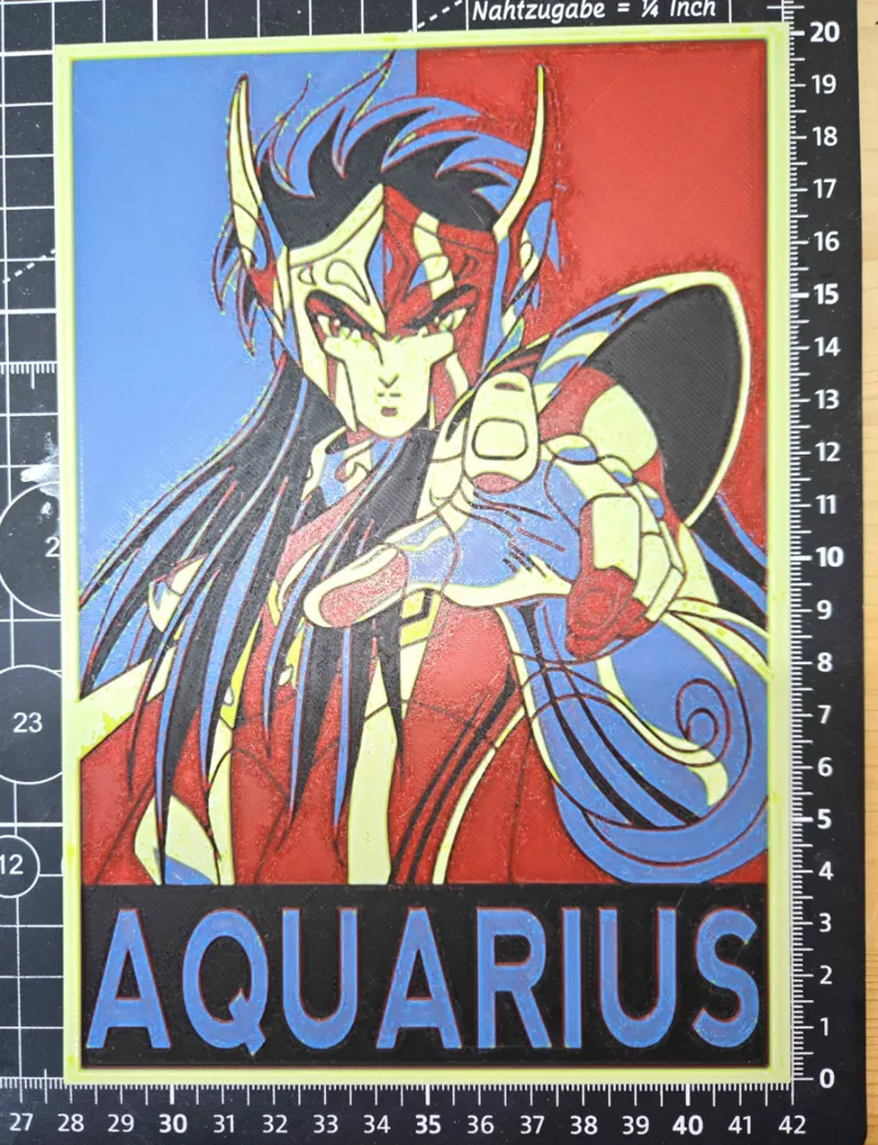 Hueforge Aquarius Saint Seiya 5 Colors