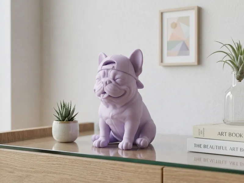 French Bulldog with a Cap