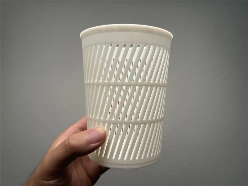 HelixCage 4" — Twisted Rib Qingshan/Aoyama Pot
