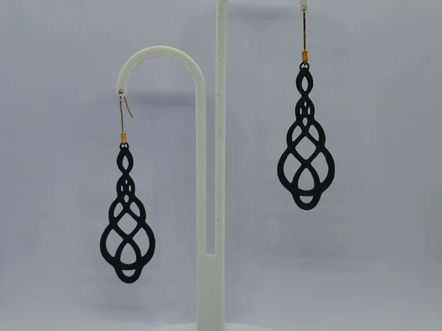 Aretes Nudo de Medianoche