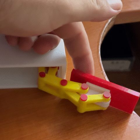 180° opening angle hinge, ejector hinge