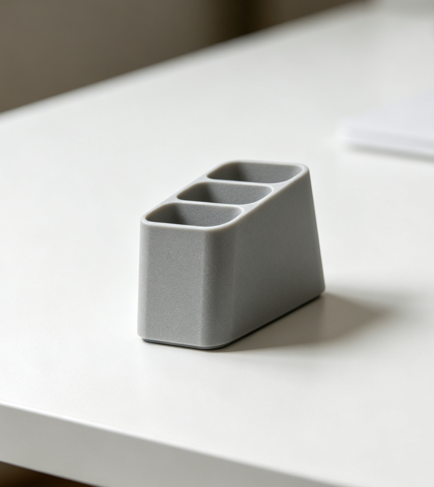 Miniatura 2 do modelo 3D 极简遥控器收纳盒