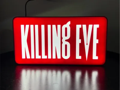 Killing Eve Logo Lamp