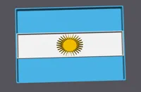 Argentina Flag Snack Platter Tray