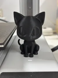 Figurine de chat noir — photo 2