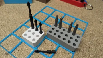 Soporte: Hex Grip snap-in Bit Holder for Gridfinity — vista de referencia 3