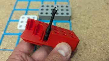 Soporte: Hex Grip snap-in Bit Holder for Gridfinity — vista de referencia 5