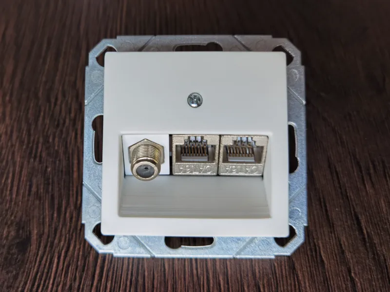 Abdeckung für 3-fach Modulträger (55 mm)