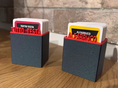 Cranium playing card holder