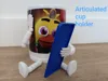 Articulated cup holder