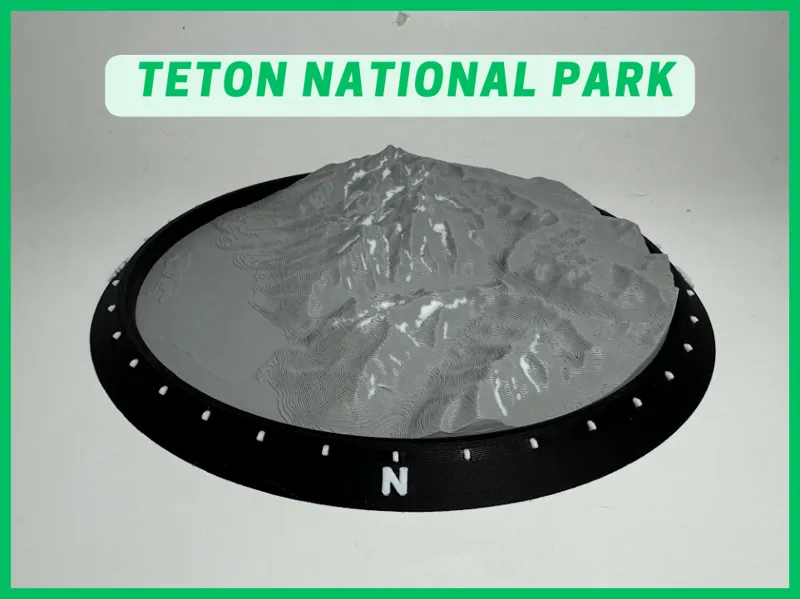 Grand Teton National Park - Tiny Topo 3D