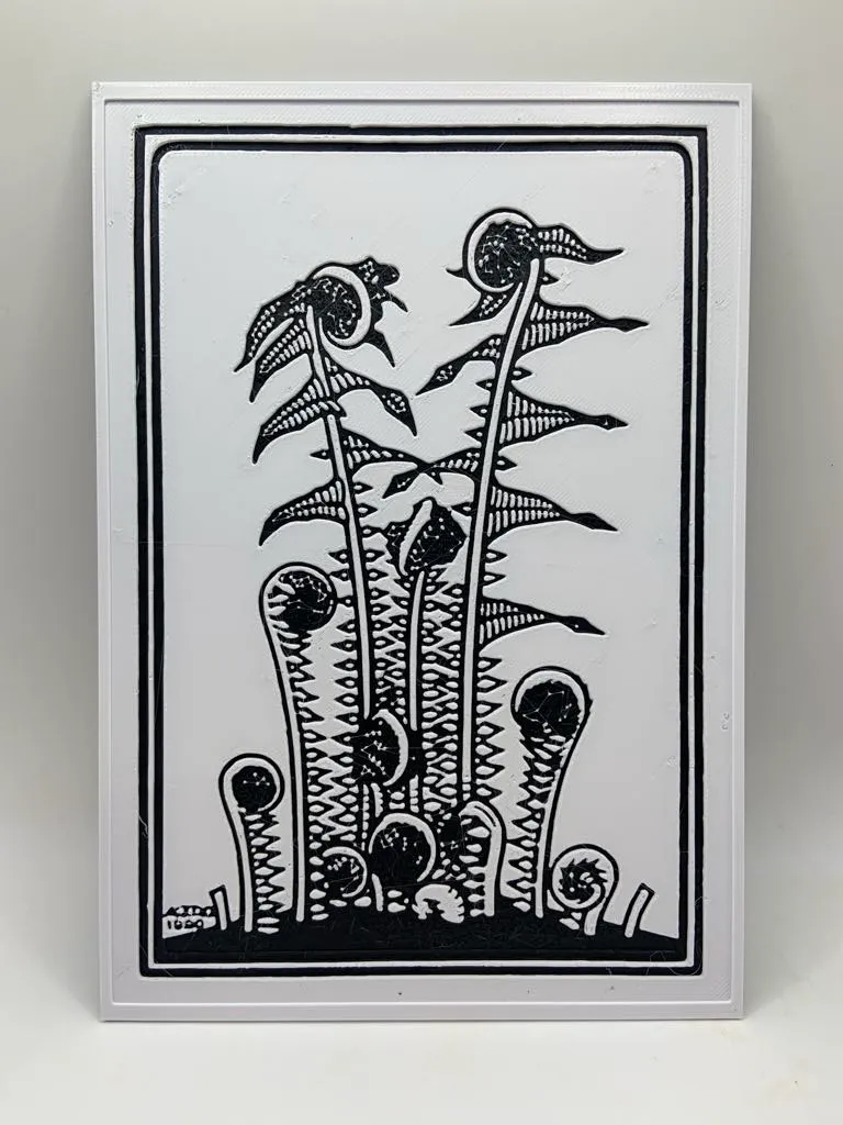 Ferns (1920) by Julie de Graag - hueforge(ish)