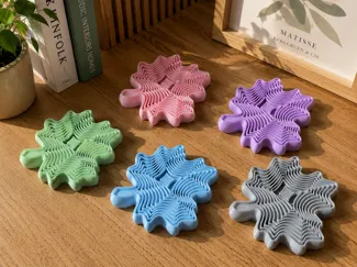 WaveGrid Fidget –  Flow Toy / Blatt Fidget