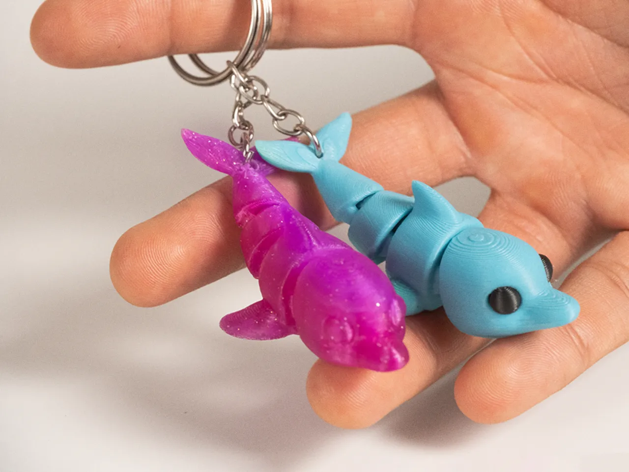 Dolphin – Articulated & Keychain view 2