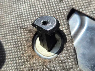 Audi/VW Rear Number Plate Screw Square Hole Insert